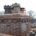 Partial chimney rebuild completed